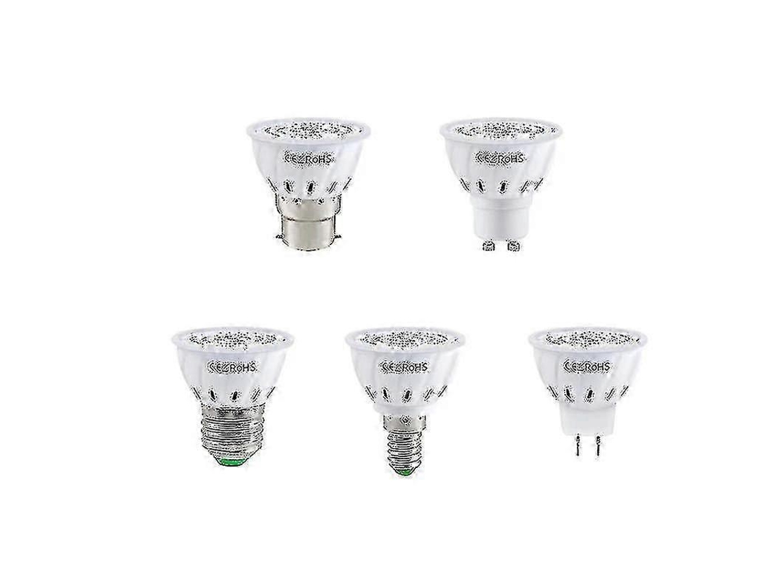 Lâmpada Led Para Plantas De Interior Com 3 Peças Lâmpada De Espectro Completo Para Decoração De Jardim Slowmoose