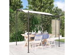 Vidaxl Toldo 2x2,3 M 180 G/m² Tecido E Aço Cor Creme