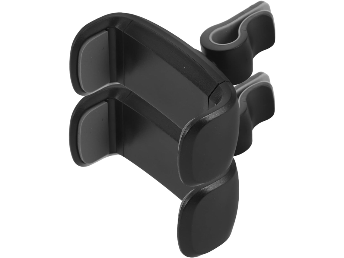 Suporte Para Celular Veicular Com Rotação De 360° (2 Unidades) Em Plástico Preto.