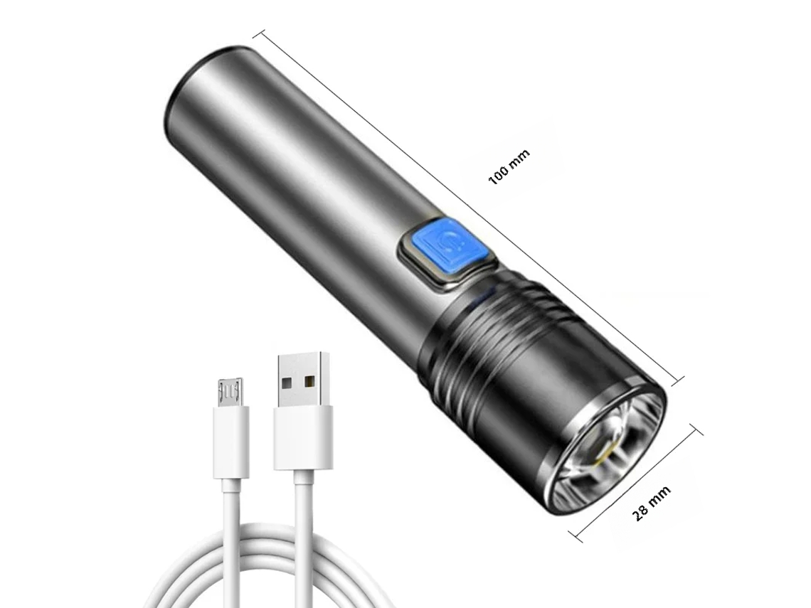 Lanterna De Luz Negra Uv Recarregável E Com Zoom De 395 Nm, Com Lâmpada Led Uv De Alumínio Ajustável.