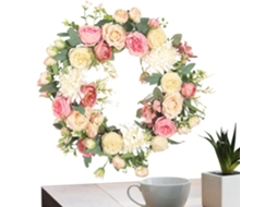 Coroas Redondas Artesanais Para O Dia Dos Namorados, Perfeitas Para Portas De Entrada |