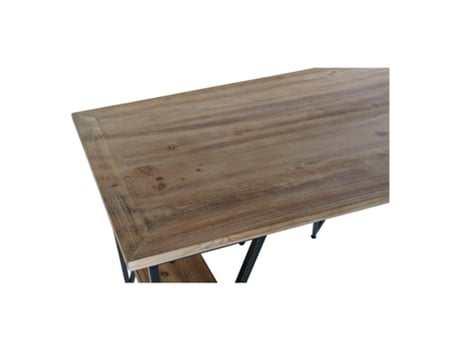 Secretária  Preto Metal Abeto (120 x 60 x 81 cm)