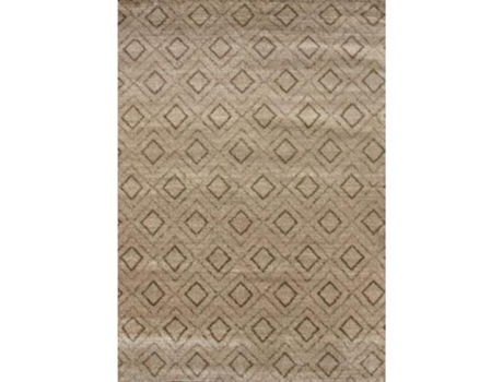 Tapete Gala 273 Bege e Castanho 0.67x1.30m — Poliacrílico Frisado | 0.67x1.30m