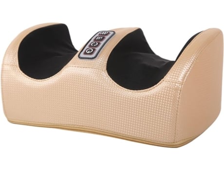 Massageador de pés Shiatsu com tecnologia de aquecimento e rolos.