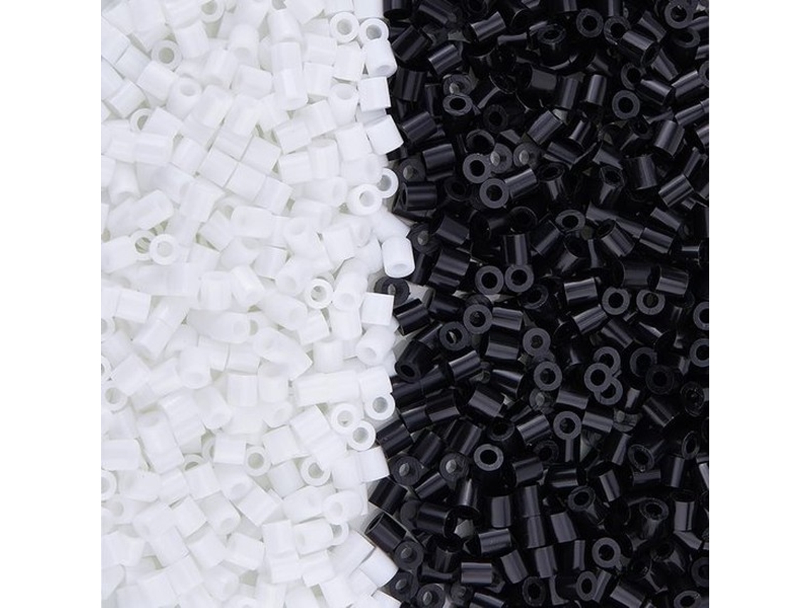 Conjunto De Cordões De Plástico 3000 Unidades - 2 Cores - Diâmetro 5mm - Criatividade Diy - Cor Mista