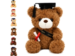 Urso De Pelúcia Formatura 2026, Com Capelo E Diploma, Brinquedo Macio