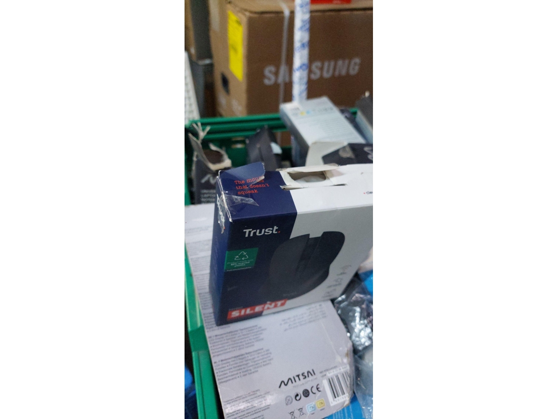 Rato TRUST (Outlet Caixa Aberta - 1800 dpi - Preto)