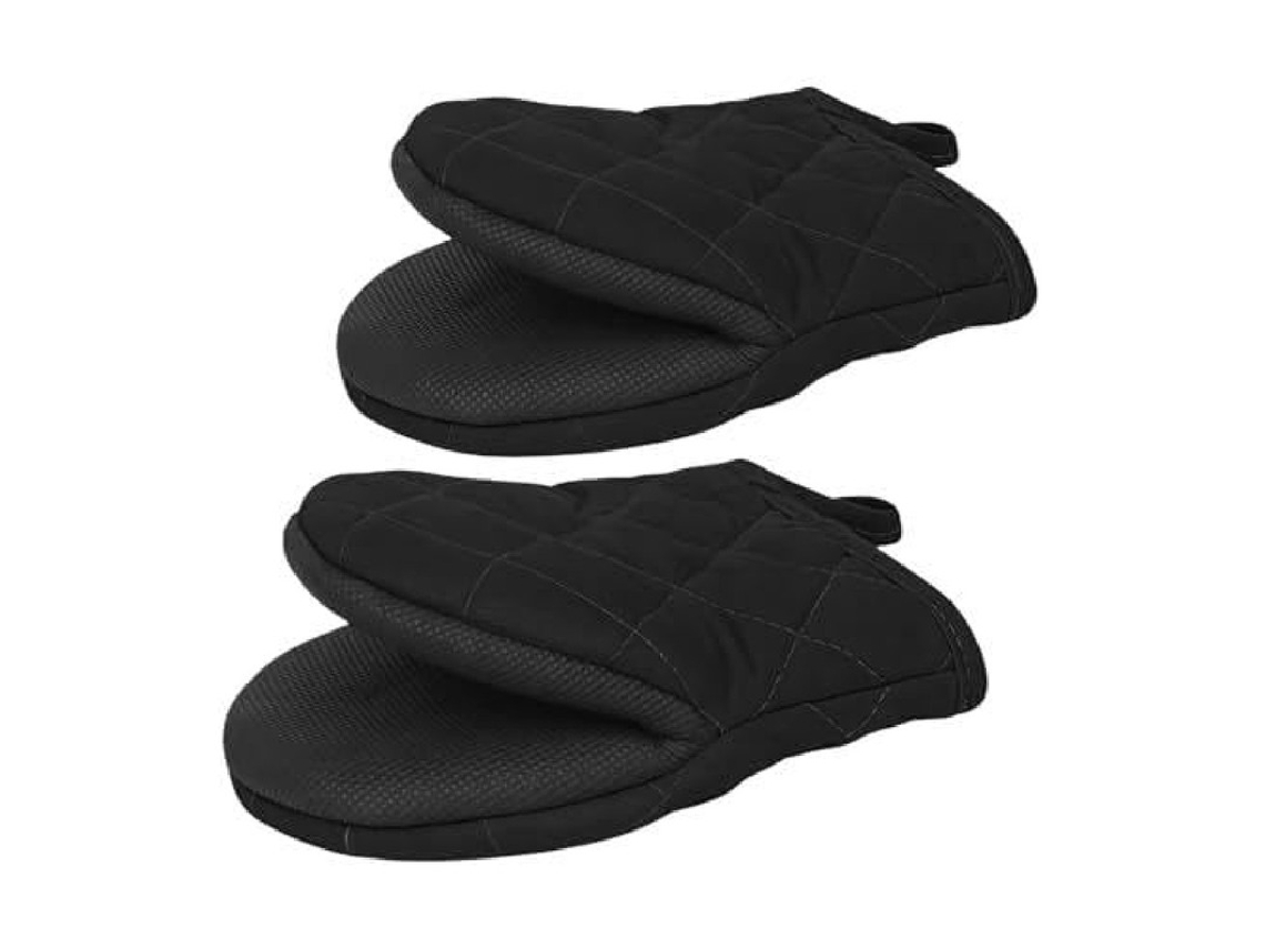 Luvas Térmicas Antideslizantes com Gancho, Superfície em Silicone, Dupla Camada, para Panelas e Utensílios Quentes.