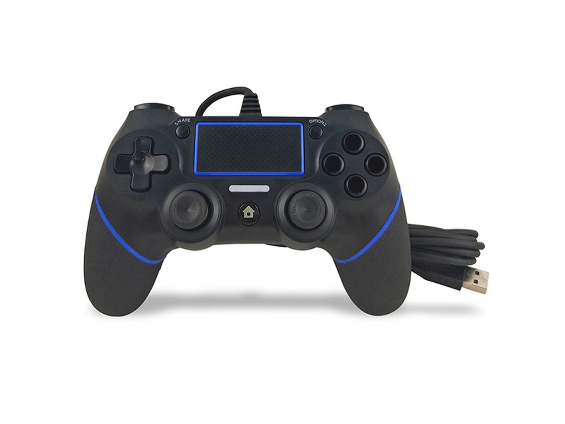 (com Fio, Preto E Azul) Controle Sem Fio, Compatível Com Conectividade Usb E Bluetooth, Pode Ser Conectado A Dispositivos Sony.