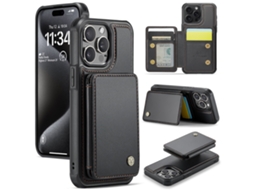 Capa Para Iphone 7plus Resistente A Quedas Com Resistente A Quedascartão Slots Magnético Destacável Preto