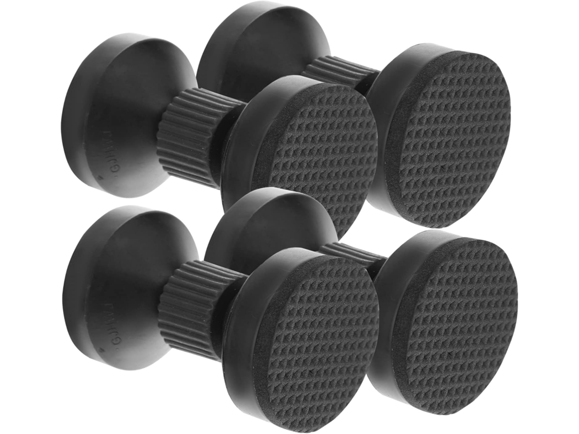 Conjunto de 4 Batentes para Cabeceira Cama, Ajustáveis Estabilização e Redução Ruídos, com Absorção CHABERLU