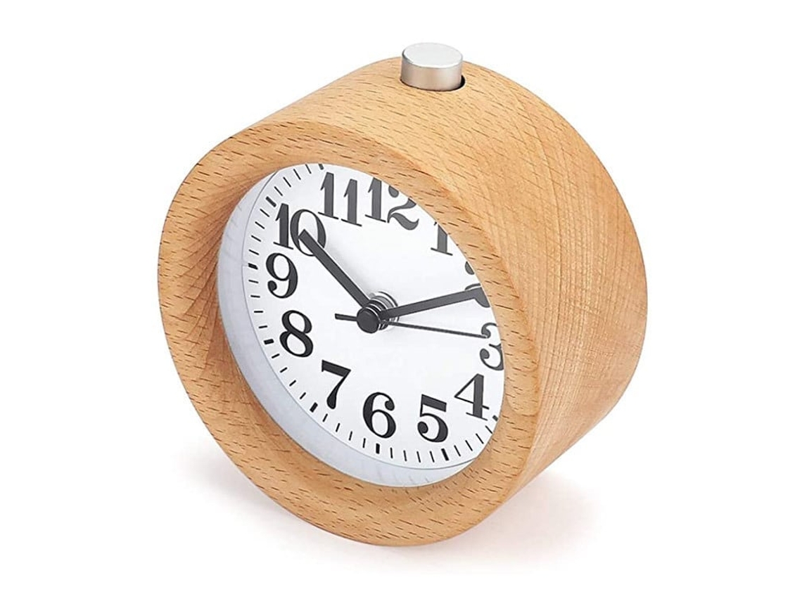 Despertador BRILVIBERA Saytay, 4 Polegadas, Sino de Metal, Decoração