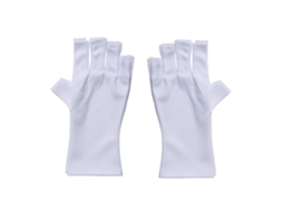 Luvas Uv Shield para Manicure Gel Anti Luvas Uv Fingerless para Lâmpada de Unhas de Gel NOSTALGIA88