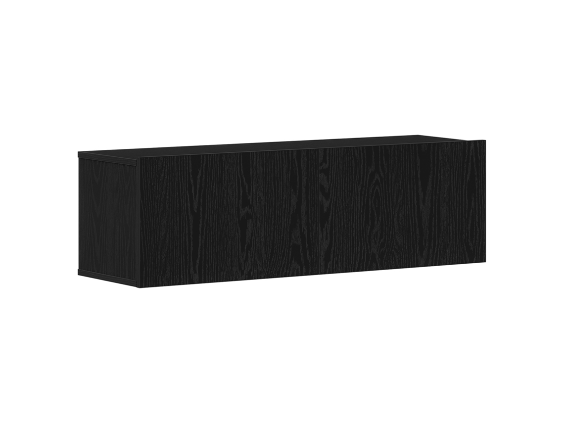 Conjunto 1 Gabinete Para Tv Vidaxl Preto Derivados De Madeira (100 X 30 X 30 Cm)