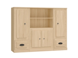 Highboard, Highboards Vidaxl Marrom Madeira Processada (n/a)