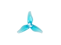 Hélices Gemfan 2215 de 3 Pás, 2,2 Polegadas, em Policarbonato, Transparentes, Vermelhas Nº 4, com Furo de 1,5 Mm, para Drones de Corrida Fpv. MDUG