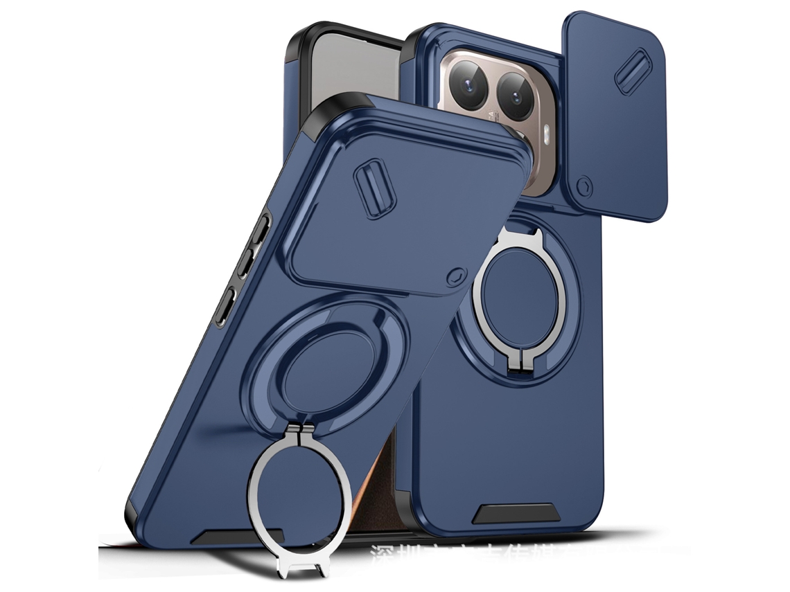 Capa Para Celular Com Suporte E Janela Deslizante Para Proteção Contra Quedas.azul série Y-leader, Redmi A7 Pro 4g