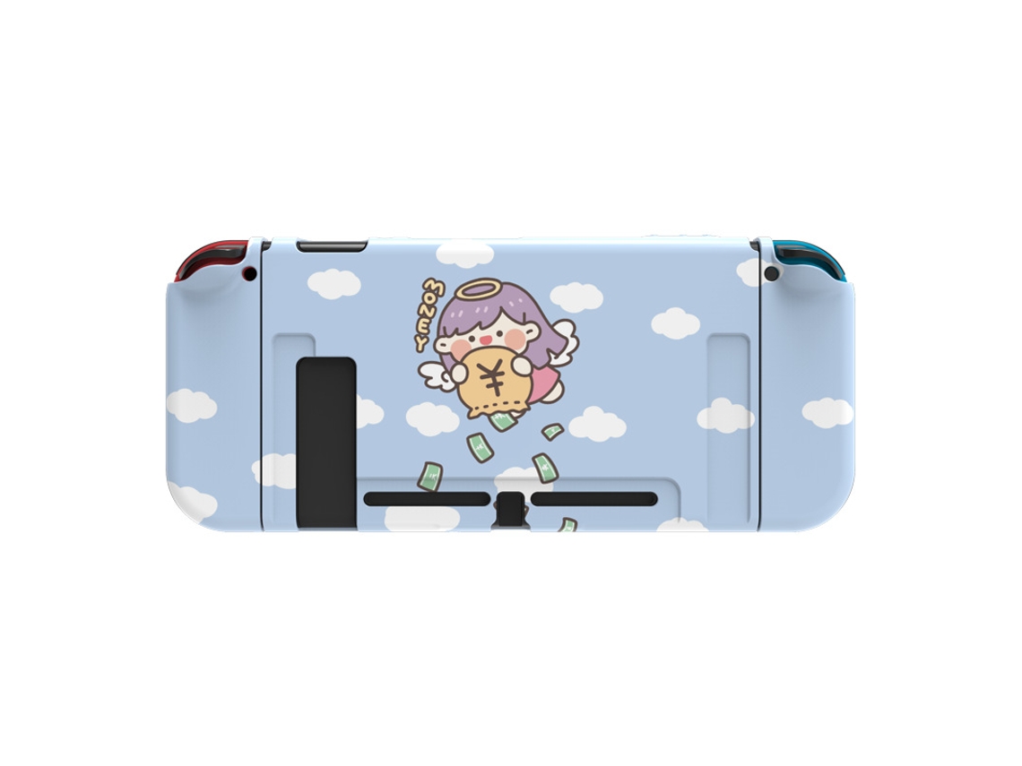 Capa Protetora Encaixável para Nintendo Switch, Capa Fina e Fofa de Tpu Macio para Console Ns e Controles Joy con BRILVIBERA