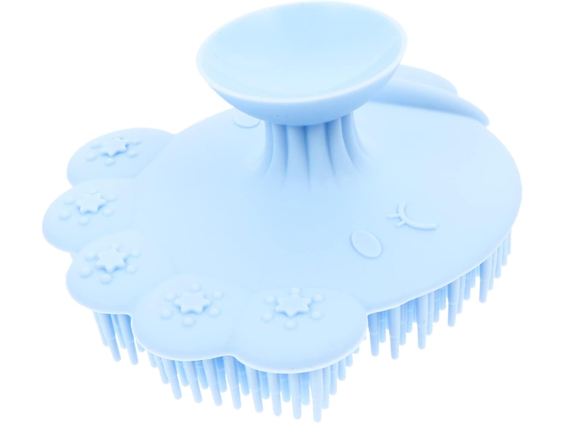 Escova De Banho Com Cerdas Silicone, Ferramenta De Lavagem, Escova De Shampoo Com Tampa Para Recém Nascidos