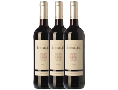 Vinho BERARTE Berarte Tempranillo Rioja Crianza (0.75 L - 3 unidades)