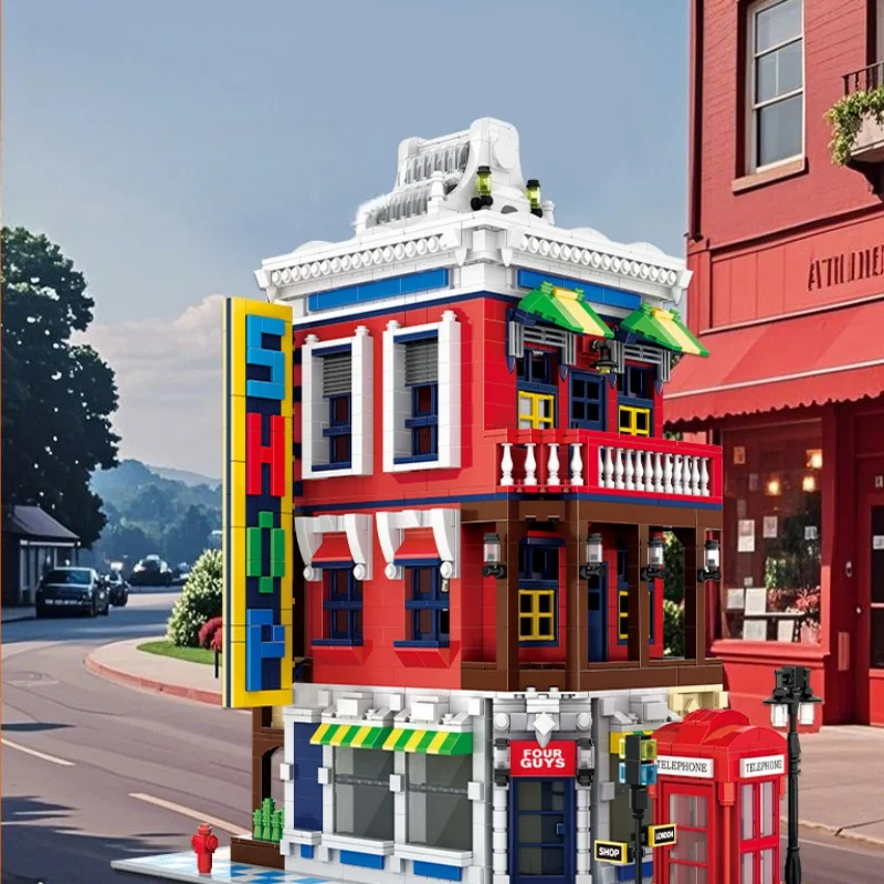 Conjunto Para Montar Loja De Esquina, Modelo De Mini Loja Para Montar.