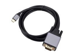 Cabo Tipo C Para Vga Adaptador Usb 3.1 Para Vga Cabo De Exibição Hd De 10 Gbps Para Monitor De Pc E Laptop Slowmoose