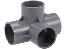 Tubo de Pvc para Tubos de 4 Vias CHABERLU (2 Peças, 40 Mm)