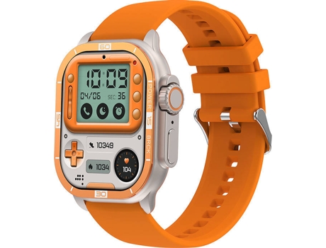 Smartwatch com Chamada Bluetooth Monitoramento de Frequência Cardíaca Notificação Push Tela Sempre Ativa Contador de Passos e Rastreamen