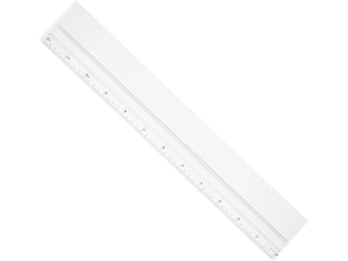 Régua De Aumento Transparente Fomiyes, Escala Medição, Ferramenta