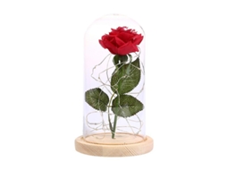 1Pcs Simulação Sentir Lâmpada de Flor Rosa ALLINLESS