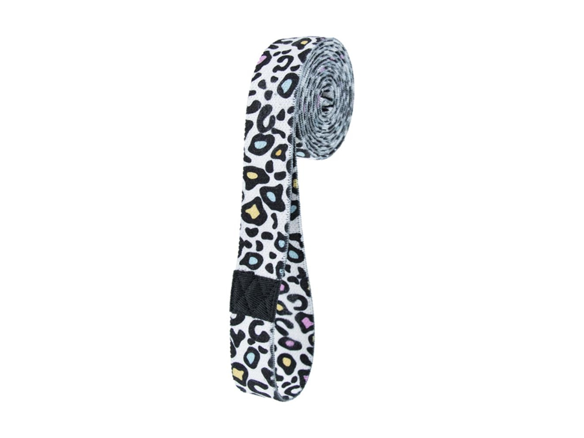 Banda de Resistência com Estampa de Leopardo para Exercícios de Pernas, Bumbum e Braços S/MARCA