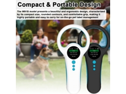 Scanner de Chip Animal Portátil com Tela Lcd Tft 1.44 Polegadas e Armazenamento de 500 Dados S/MARCA