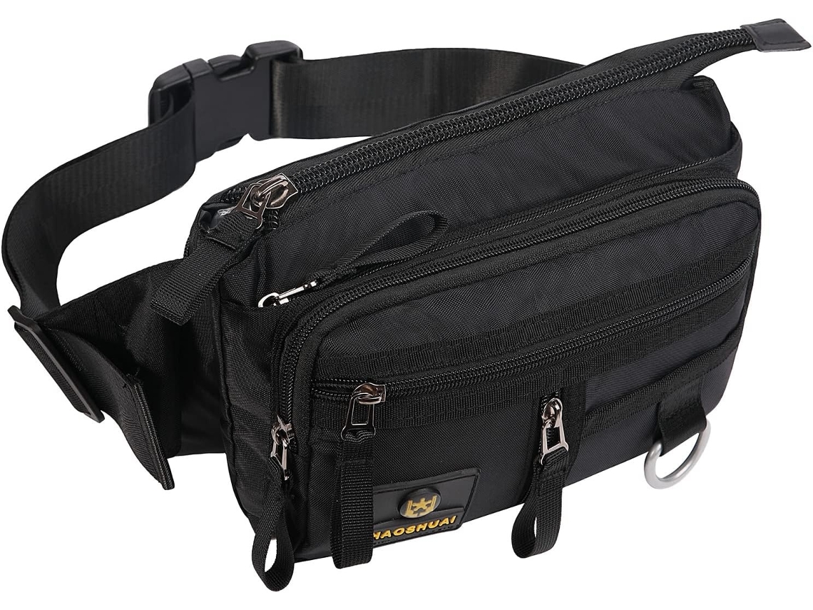 Lurelia Pochete Esportiva Masculina À Prova D'água E De Grande Capacidade Com Vários Bolsos Para Corrida, Caminhada, Acampamento, Treino E Ciclismo