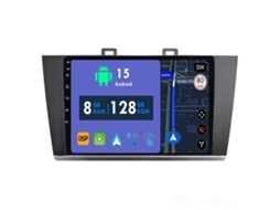 Auto Rádio Carro Bluetooth Autoradio 8GB RAM 128G ROM CarPlay Navegação GPS Ecrã Táctil RoverOne para Subaru Outback 5 2014-2018 Legacy 6 2014-2017