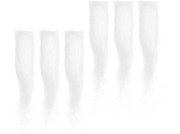 Sobrancelhas E Bigodes Brancos E Macios, Conjunto Com 3 Pares, Fácil Aplicação.