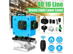 Laser automático 4D nível 16 linhas suporte controle remoto carregador UE TEMPSA