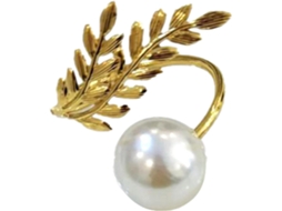 Anéis De Guardanapo Para Casamento, Conjunto De 6 Decorações De Nó Com Miçangas | Anel De Guardanapo