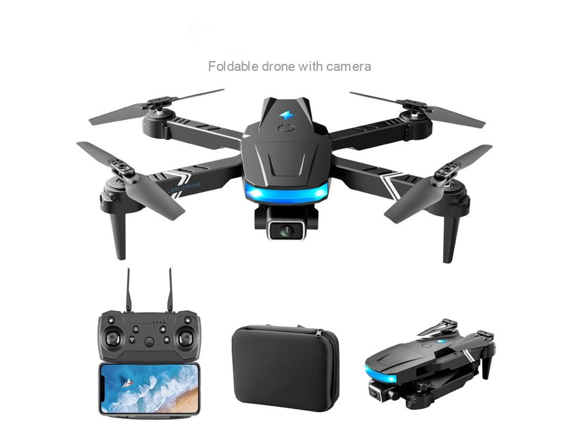 Mini Drone de Controle Sem Fio Dobrável com Câmera Única 1 Baterias Duração Da Bateria: 10 Min Preto