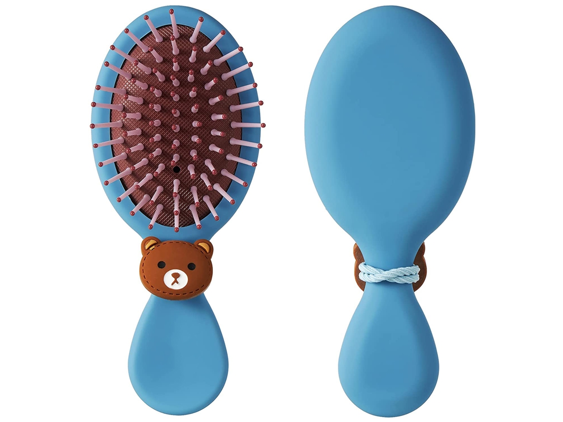 Escova de Cabelo Mini Escova de Viagem para Meninas Meninos Homens Crianças Pequena Escova de Cabelo Oval para Secar Todos Os Tipos de Cabelo De