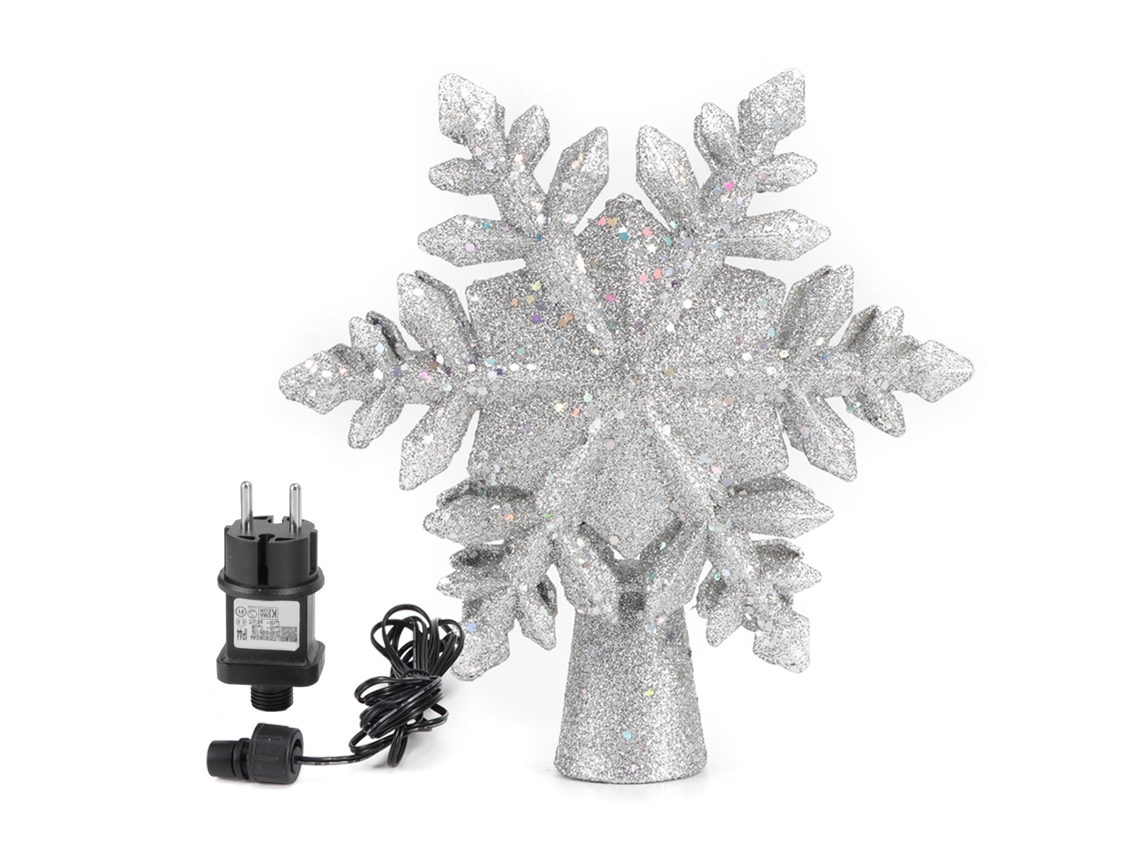 Laxiscreed Lâmpada Natal Com Floco De Neve Led Rotativo, 220-240v, Ideal Para Árvores De Natal