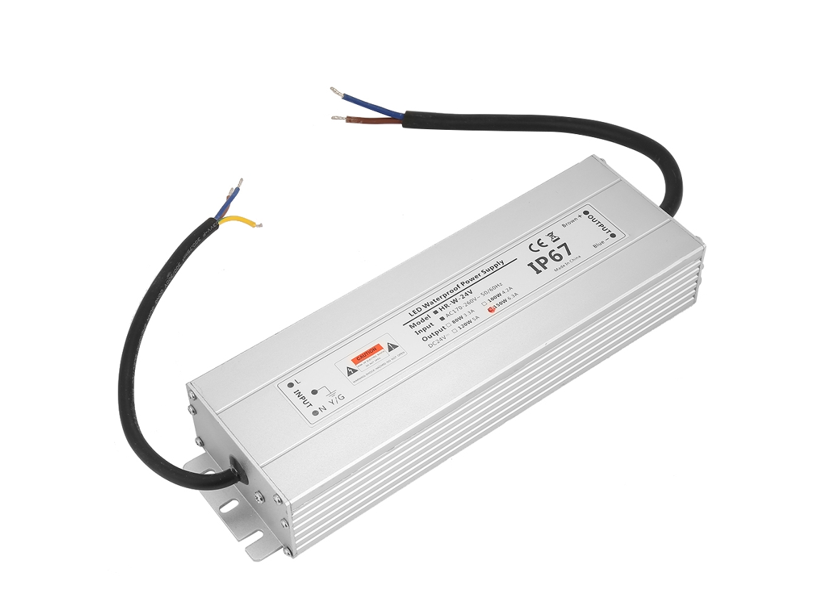 Laxiscreed Fonte De Alimentação Led Strip 24v 150w Ip67 À Prova De Água Para Iluminação Exterior