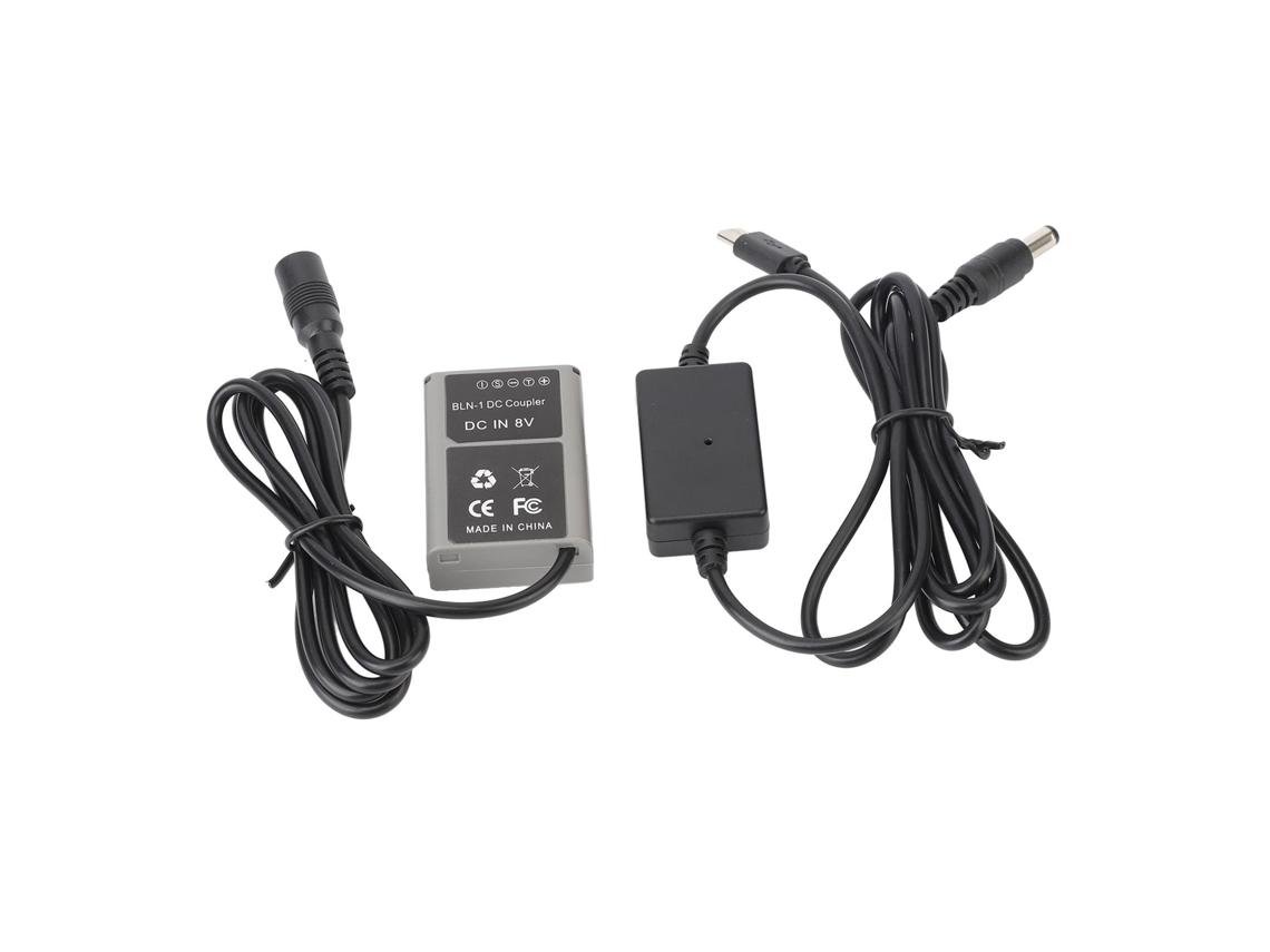 2026 bateria Falsa Bln1 para Câmera Digital, Adaptador Dc com Cabo Usb, Bateria Falsa Bln 1