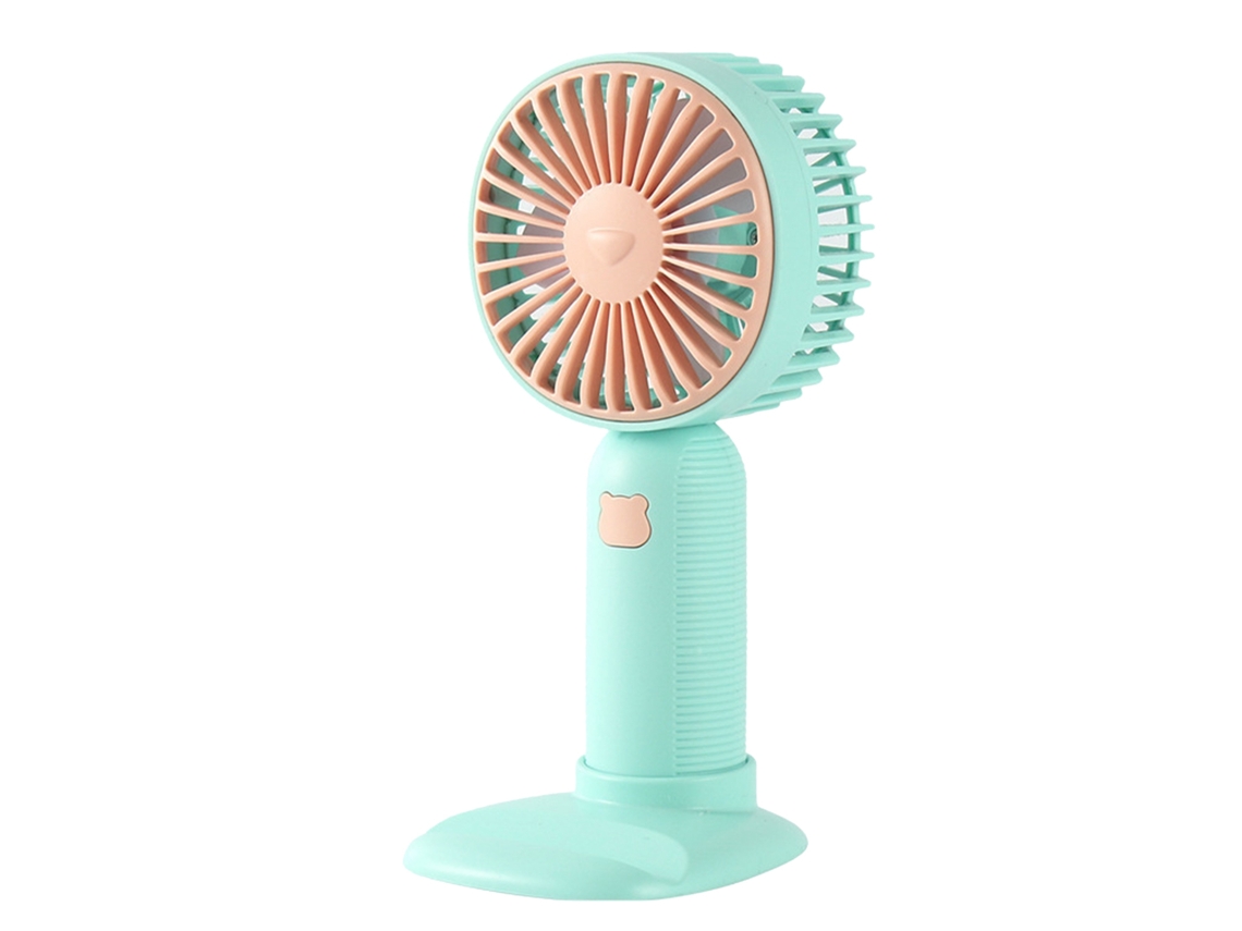 Ventilador Portátil Usb Recarregável 400mah Verde