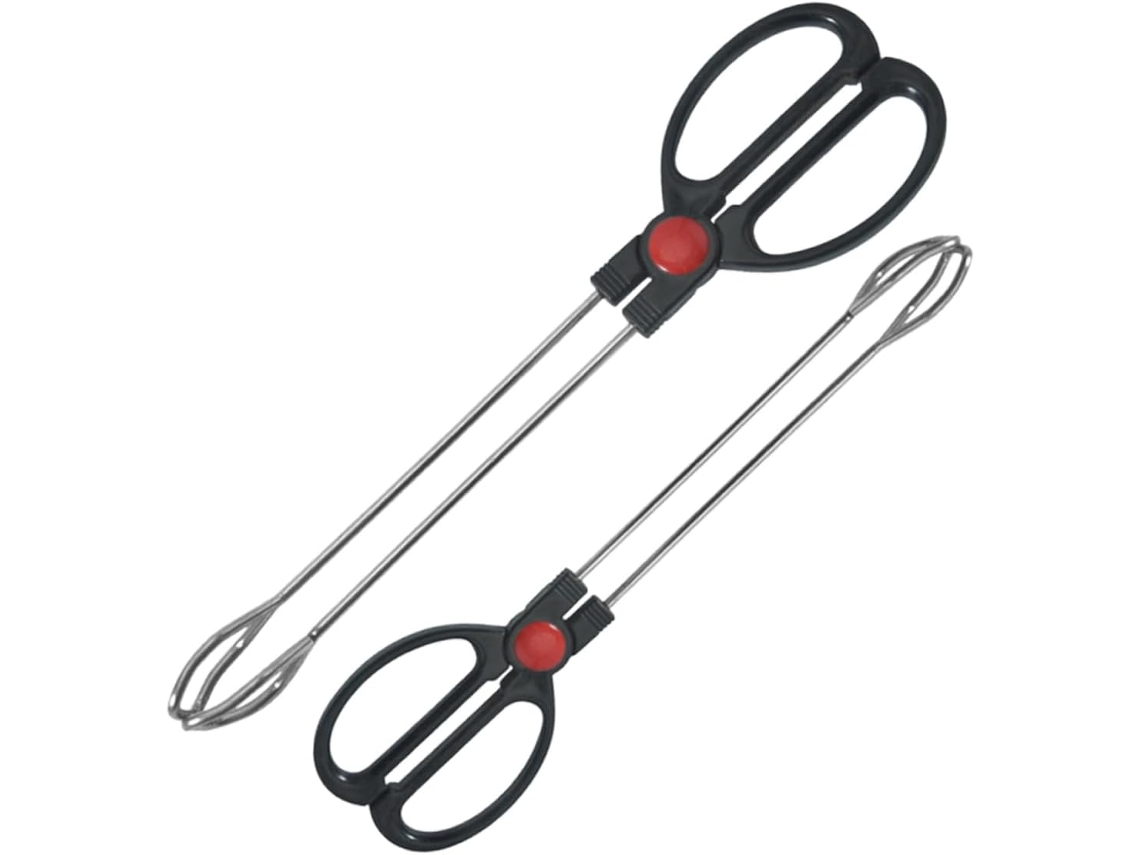 Pinças Para Grelhar Toddmomy, Resistentes E Antiderrapantes, Em Aço Inoxidável, Conjunto De 2 Unidades, Utensílios De