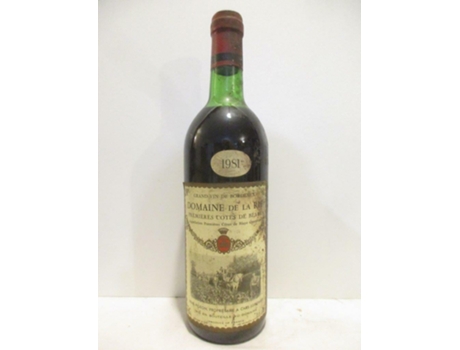 Vinho Tinto DOMAINE DE LA RIE 1981 (75 cl - 1 unidade)