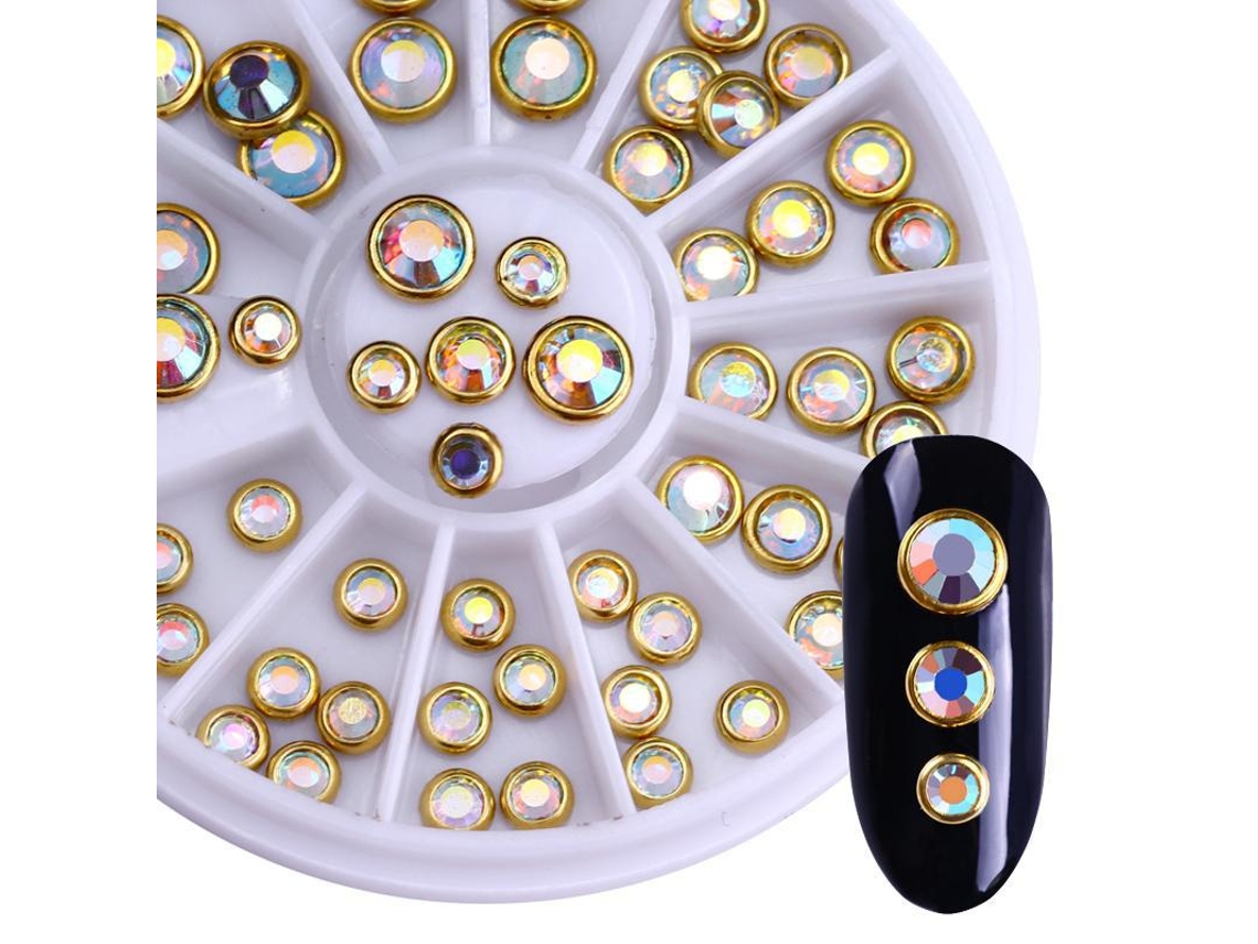 Acessórios Para Unhas Decoradas Com Strass, Cristais E Aplicações De Strass.