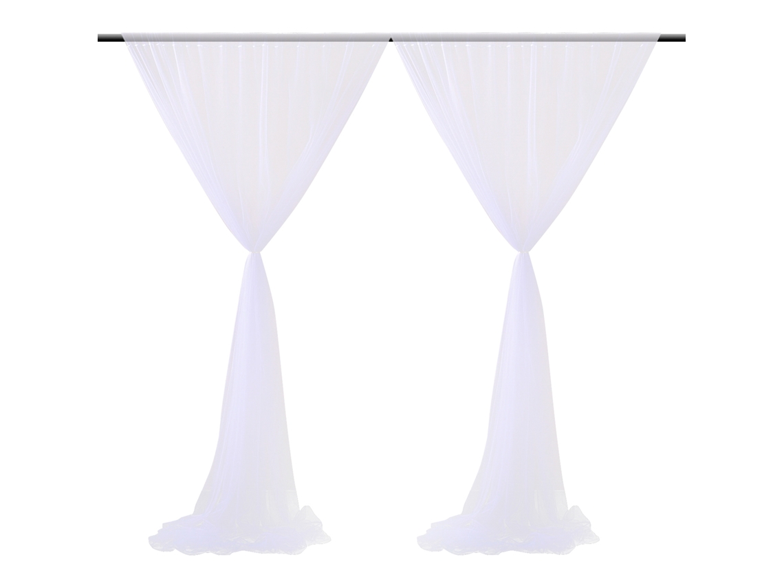 Cortinas de Malha Semi Transparentes para Casamentos e Eventos LAXISCREED