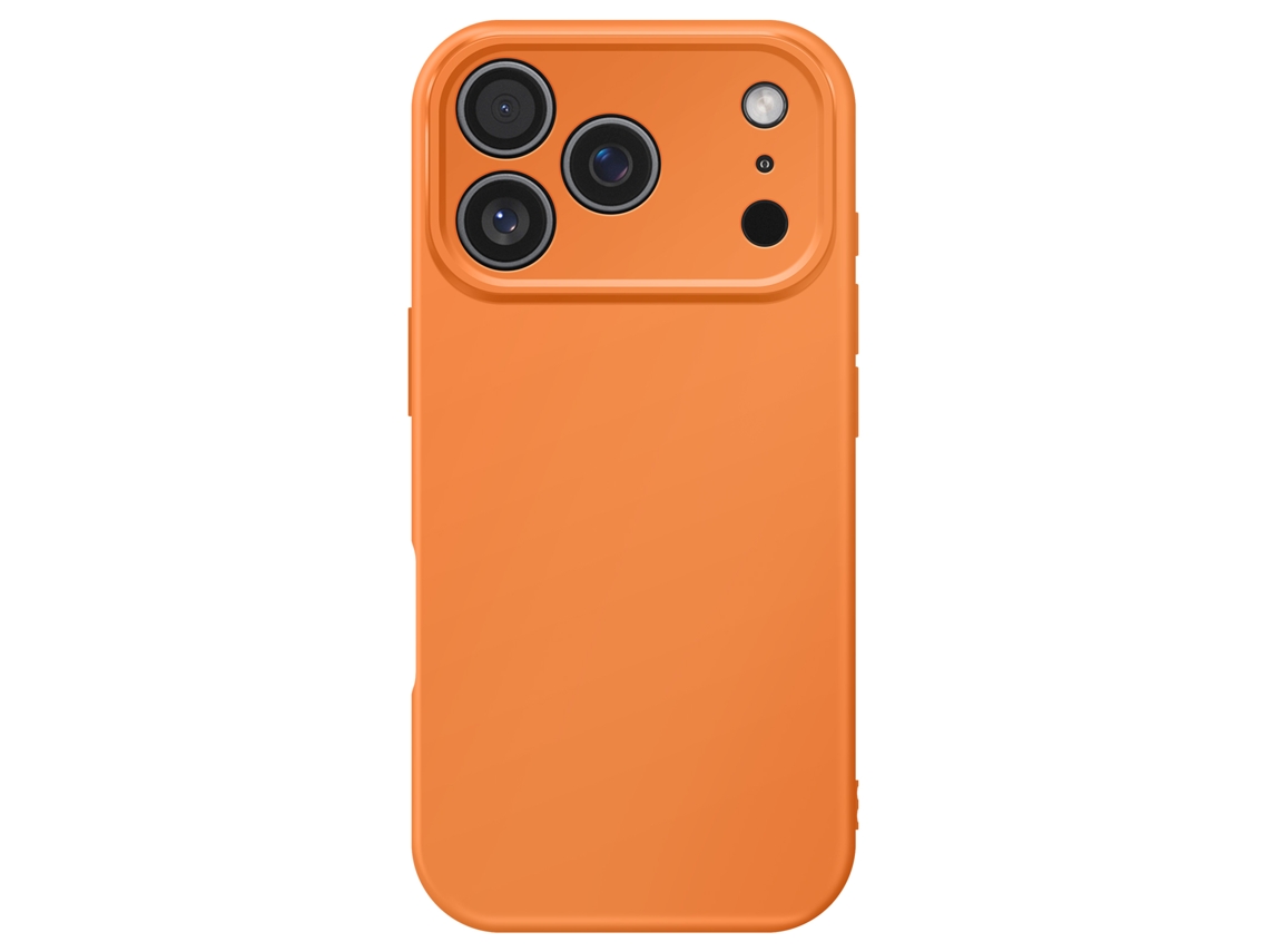 Avizar Capa Para Iphone 17 Pro Modelo Soft-touch Em Silicone Macio Antiderrapante Laranja