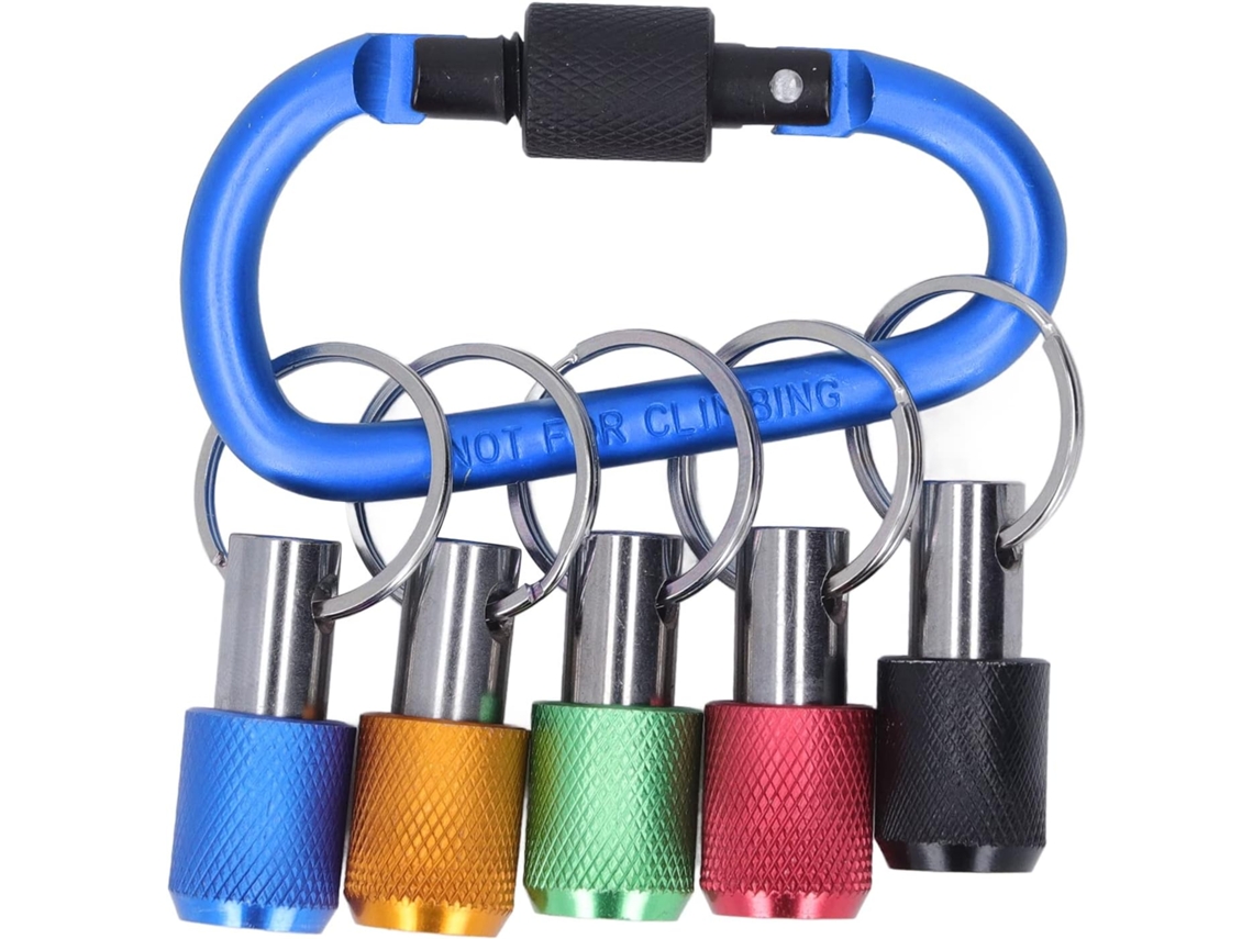 Conjunto De Porta Bits Com Encaixe Hexagonal 4 Polegadas, 5 Soquetes Coloridos, Extensão De Troca Rápida, Porta Bits