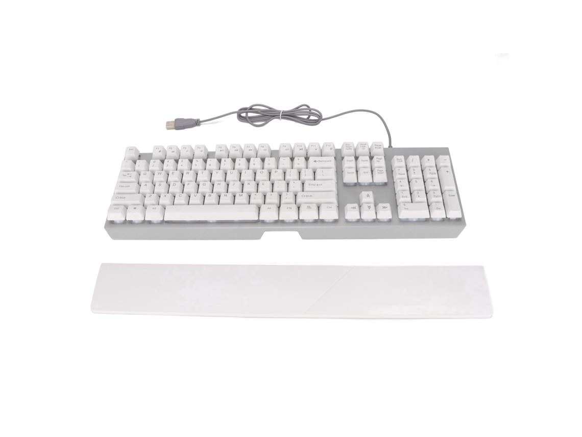 Teclado Gamer Com Sensação Mecânica Com Fio Rgb